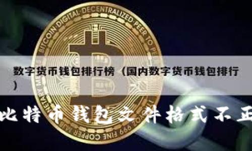 如何解决比特币钱包文件格式不正确的问题